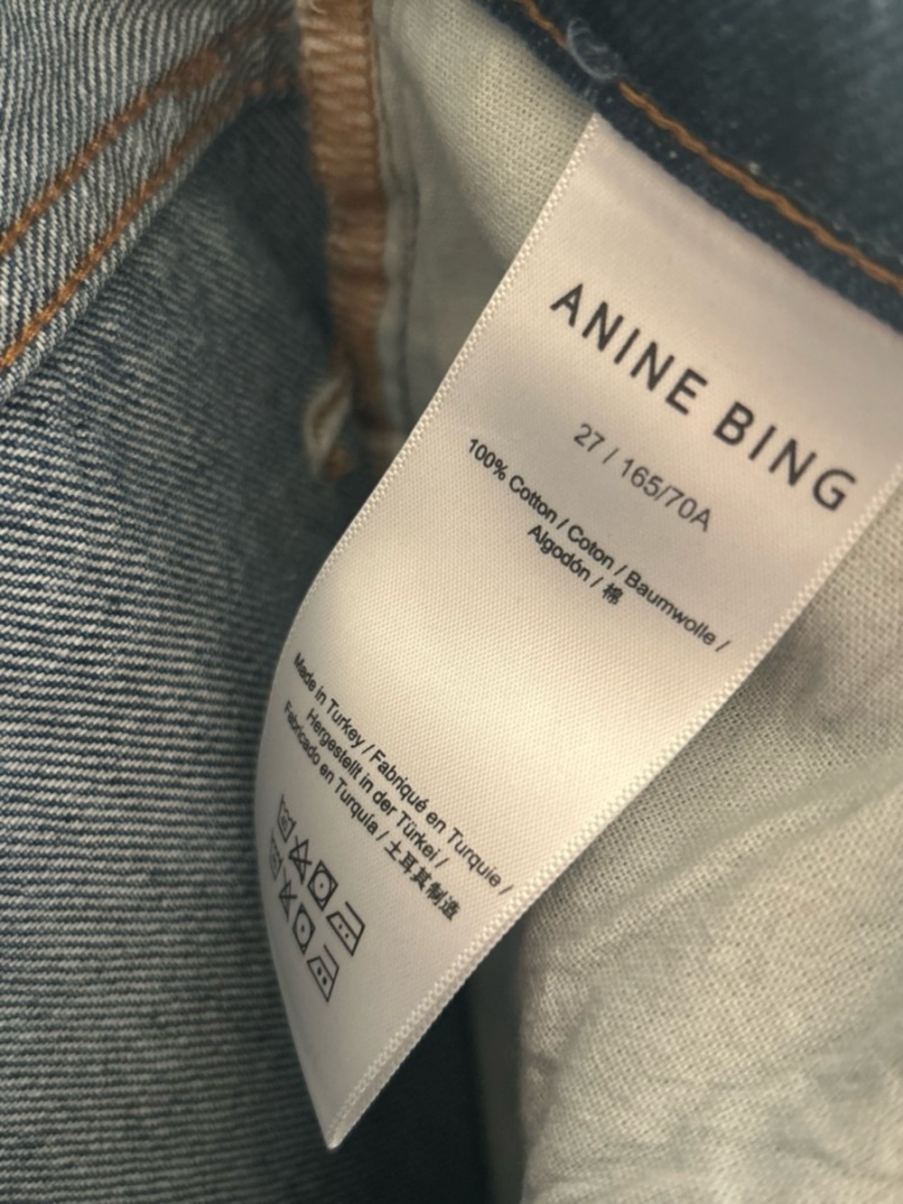 Kate High-Rise Slim Straight Denim Jeans in Clean Indigo - Picture 7 of 7